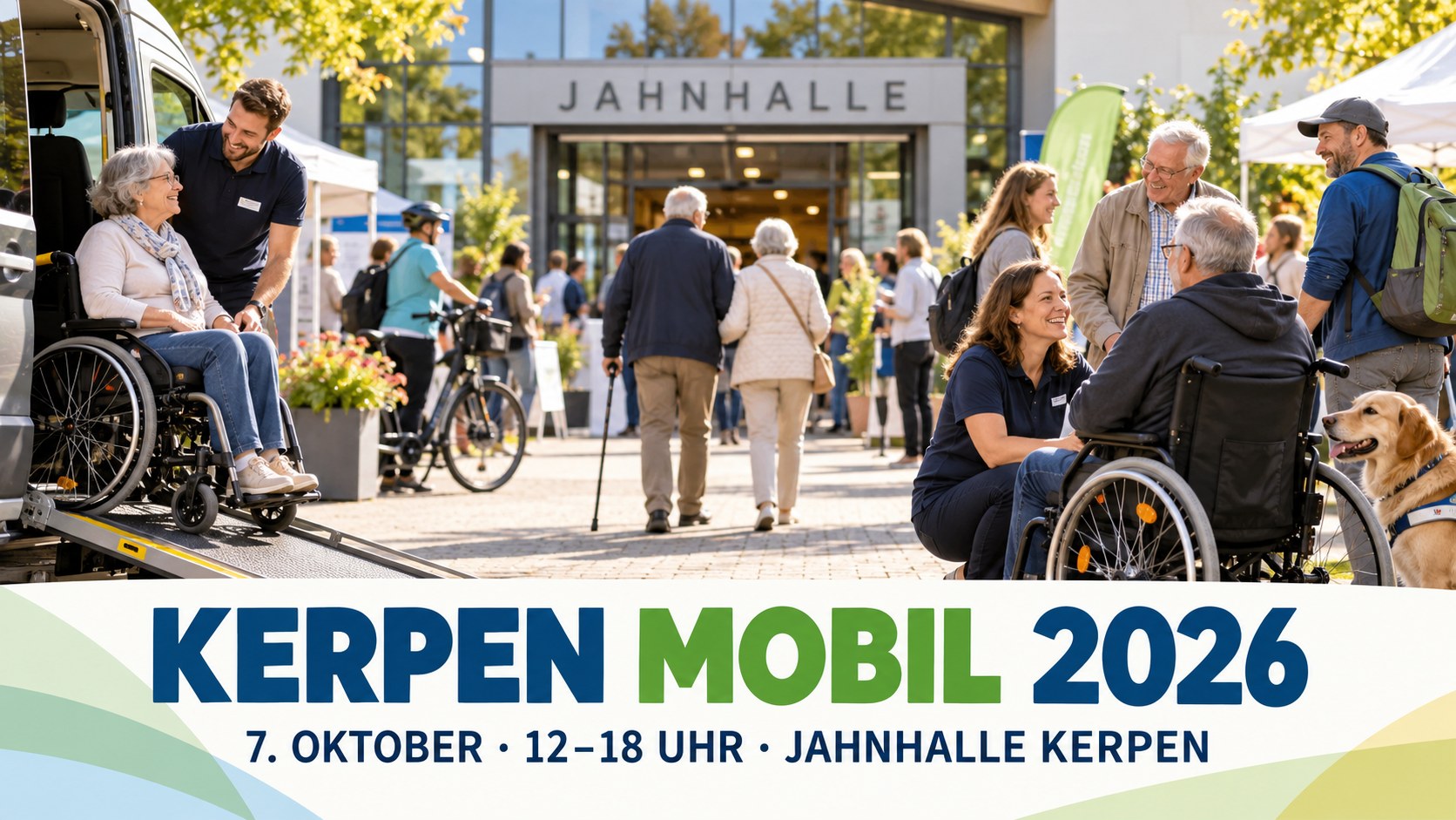 Kerpen mobil 2026 am 7. Oktober von 12 bis 18 Uhr in der Jahnhalle Kerpen