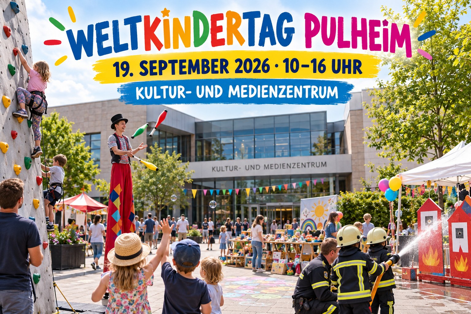 Individuelles Erftpost-Veranstaltungsmotiv zu Weltkindertag in Pulheim
